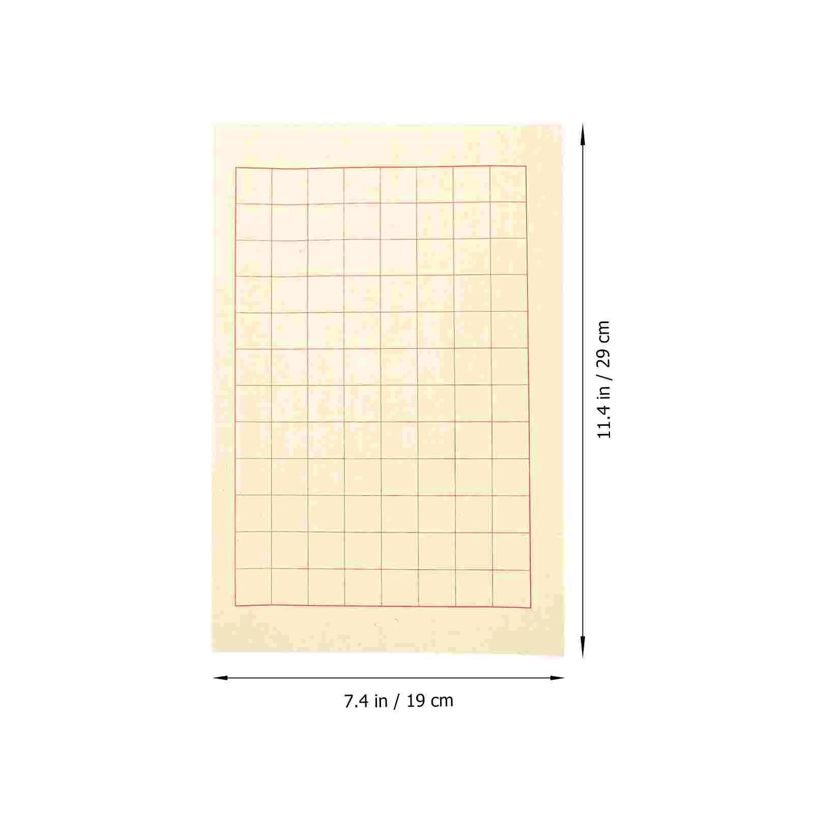 40 Sheets Pieces of Colored Striped Letter Paper for Students to Practice Calligraphy Writing Shu Xuan