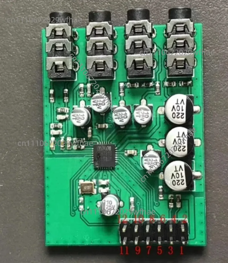 High-Performance WM8731 Audio Codec Board, 24-Bit 96kHz ADC DAC with I2S Interface for Digital Audio Recording & Playback