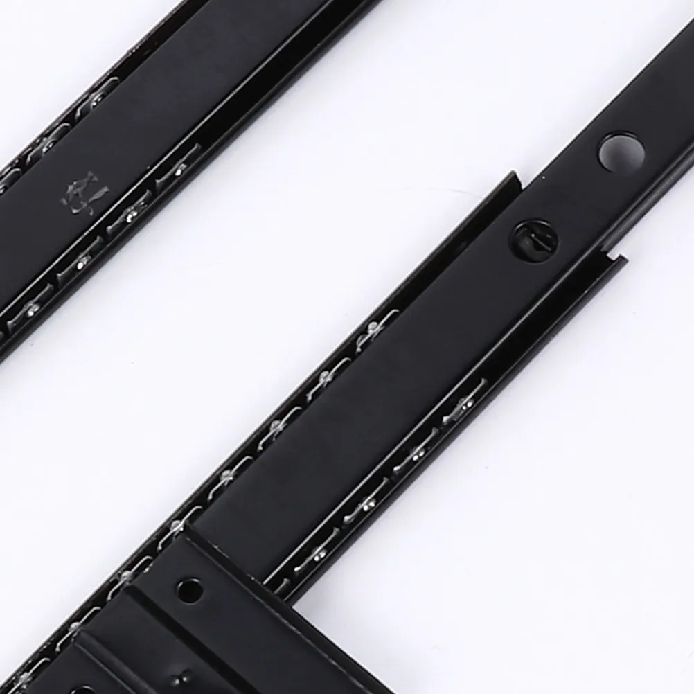 1Set 27 Inch Keyboard Slide Drawer Guide Rail Heavy Duty Steel Smooth Quiet Operation Keyboard Tray Slide for Home Office