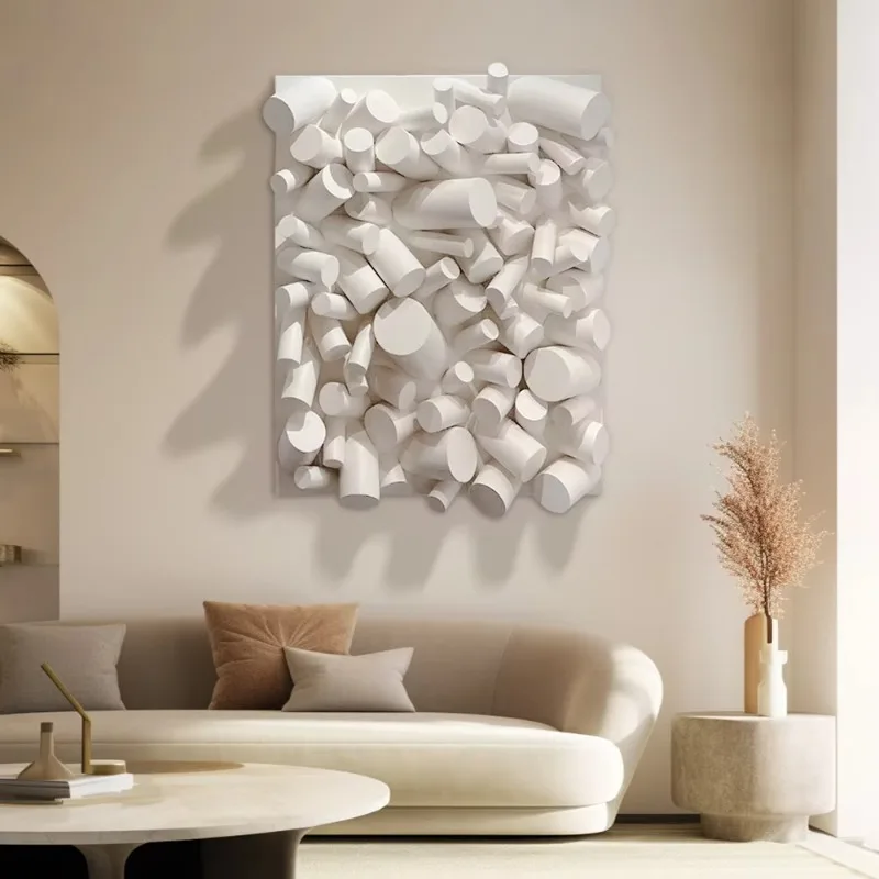 custom wholesale modern decorative woodworking artwork luxury home decoration hand painted wall art acrylic painting