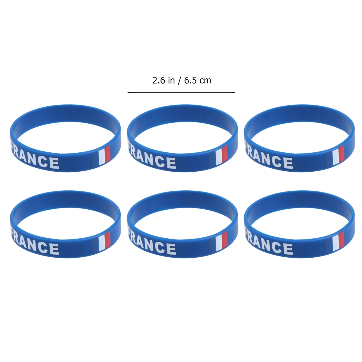 

10 Pcs Event Wristbands Country Silicone Bracelet Bracelets Basketball Men Women National