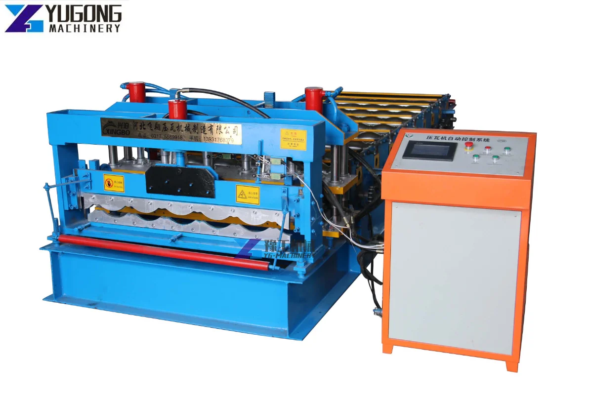 2023 Colorful Zinc Sheet Glazed Tile Roofing Panel Roll Forming Machine Metal Roof Roll Forming Machine Profile Making Machine