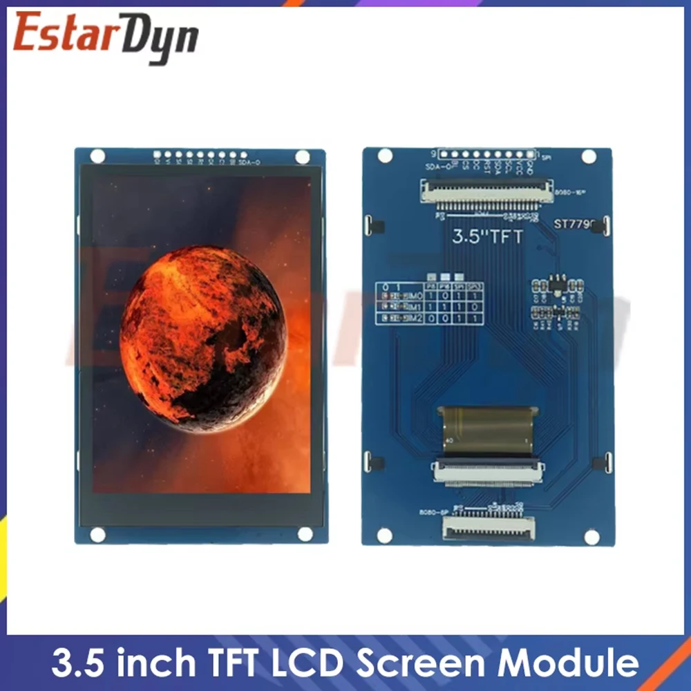 وحدة عرض TFT LCD 3.5 بوصة 320x480 لسائق Arduino Mega2560، ST7796، واجهة متوازية 16 بت، متوافقة مع 5 فولت/3.3 فولت