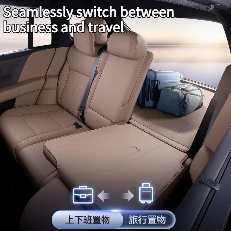 For Li Auto L6 2024-2026 Cargo Liner Car Full-Coverage Trunk Mat Waterproof and Wear-Resistant Leather Protective Pad Accessory detail image 3