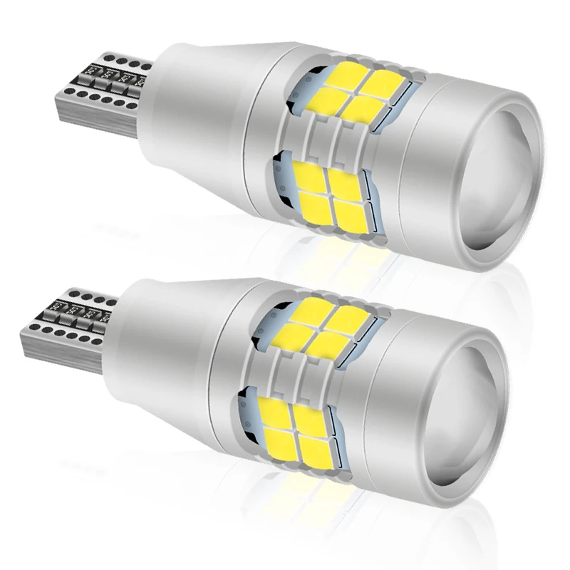 

2 шт., Сверхъяркие лампы для задних фар T15 W16W 921 912 902