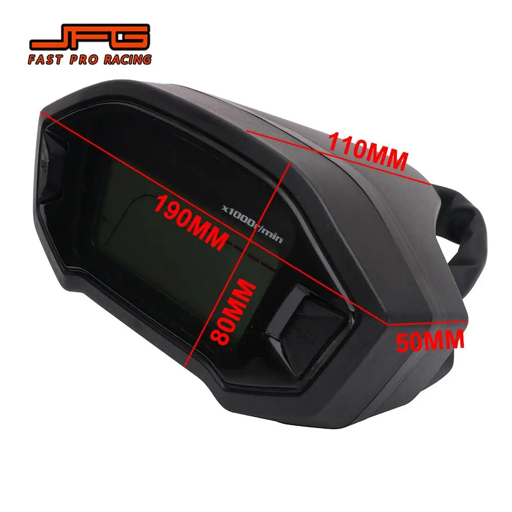 Motorcycles Accessories Speed Meter Digital Speedometer Odometer Adjustable Universal For Most Motorcycle Models Monkey DC 12V