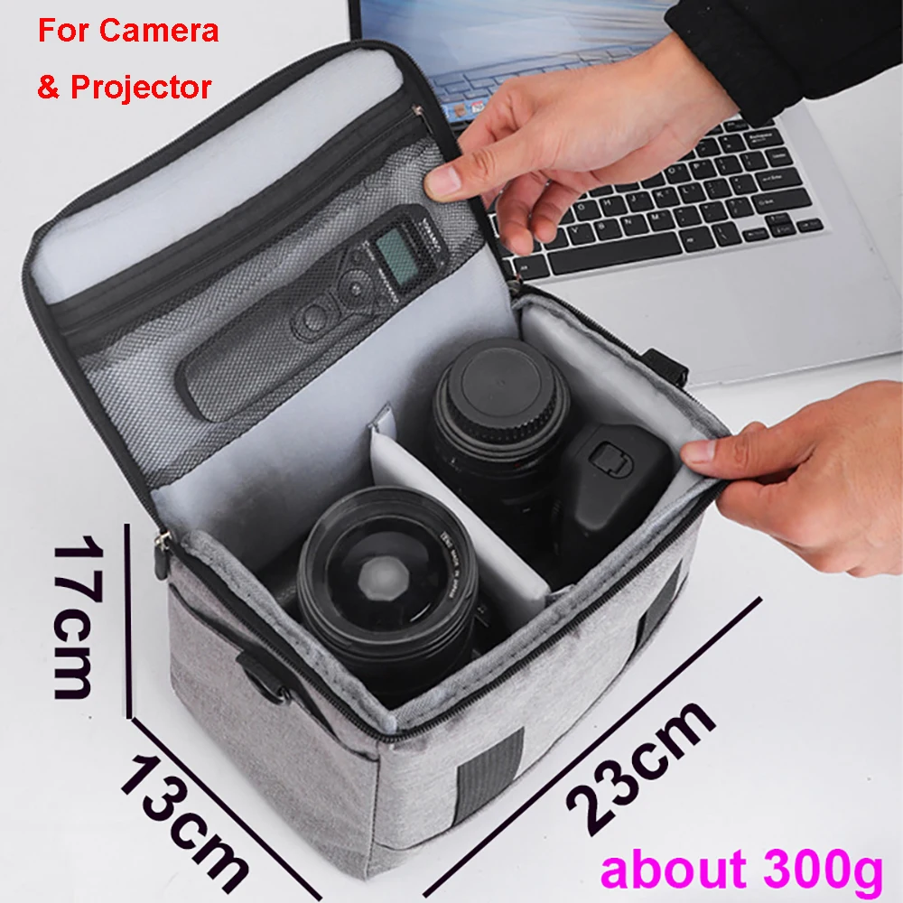 High quality HY300 HY320 Projector bag thickened sponge shockproof camera case,storage bag for mini Projector HY300pro HY320mini