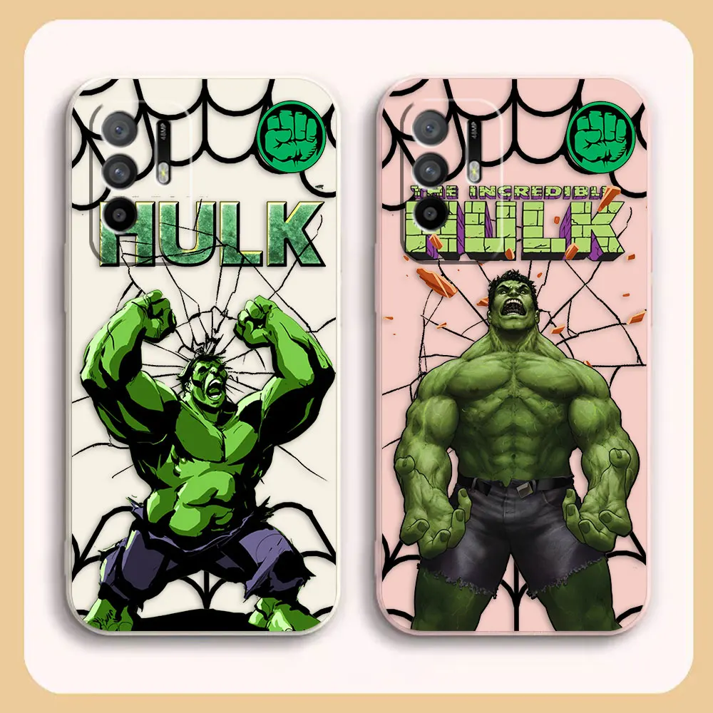 

Case For OPPO A52 A54 A55 A57 A59 A72 A73 A74 A91 A93 A92S A93S A94 A95 A96 A97 4G 5G Case Funda Cqoue Shell Marvel Hulk Comics