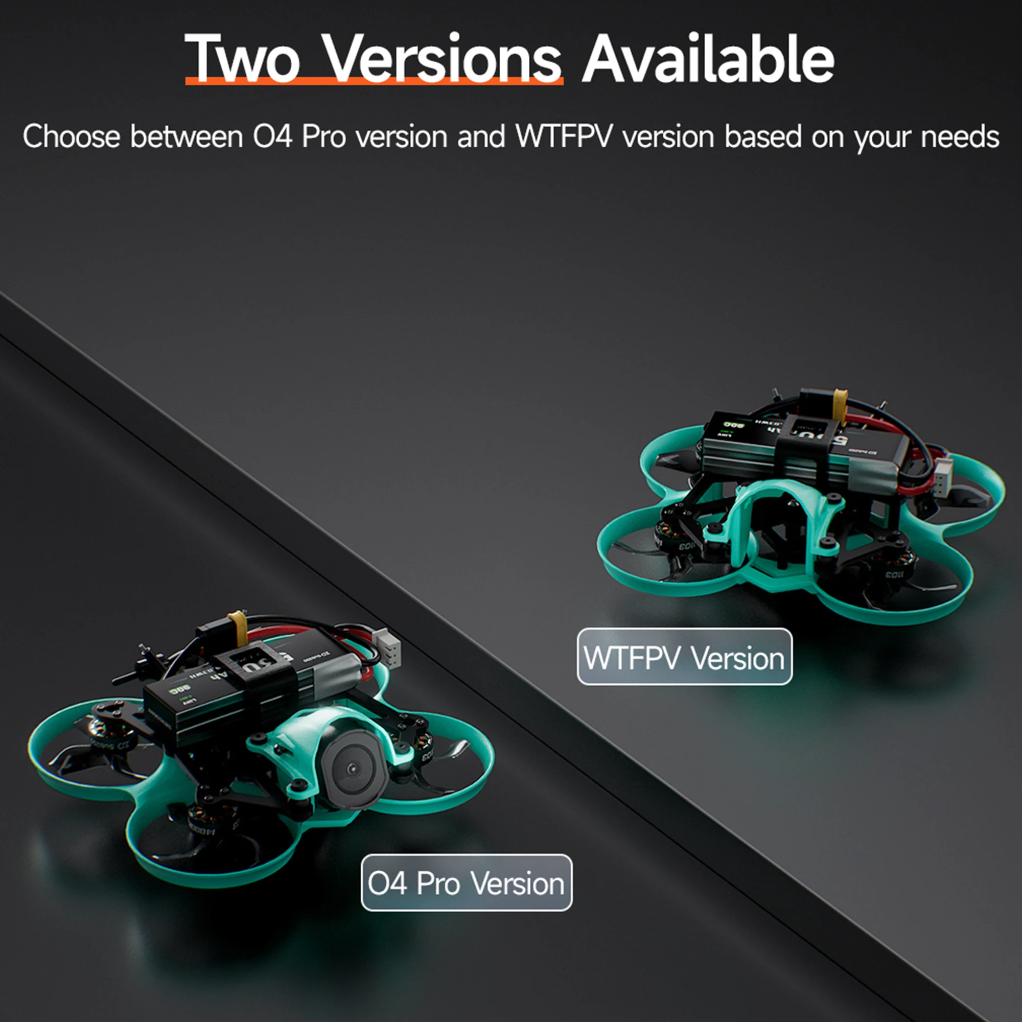 Sub250 DollyFly16 O4 에어 유닛 프로 /WTFPV 1.6인치 2S 시네후프 4K FPV 1103 14000KV 모터 쿼드콥터 프리스타일 드론