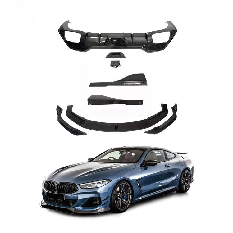 

Карбоновый обвес в стиле AC для BMW 8 серии MT с передним сплиттером, задним диффузором и боковыми порогами