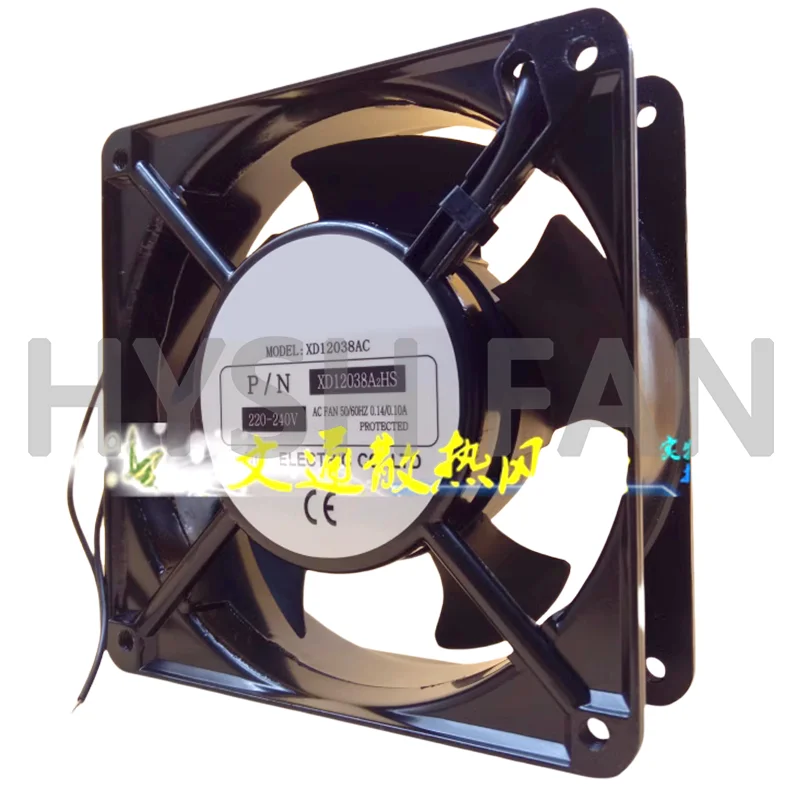 XD1238A2HS/HB 220V 0.14/0.12A 6.1W 12CM 12038 Axial Flow Fan