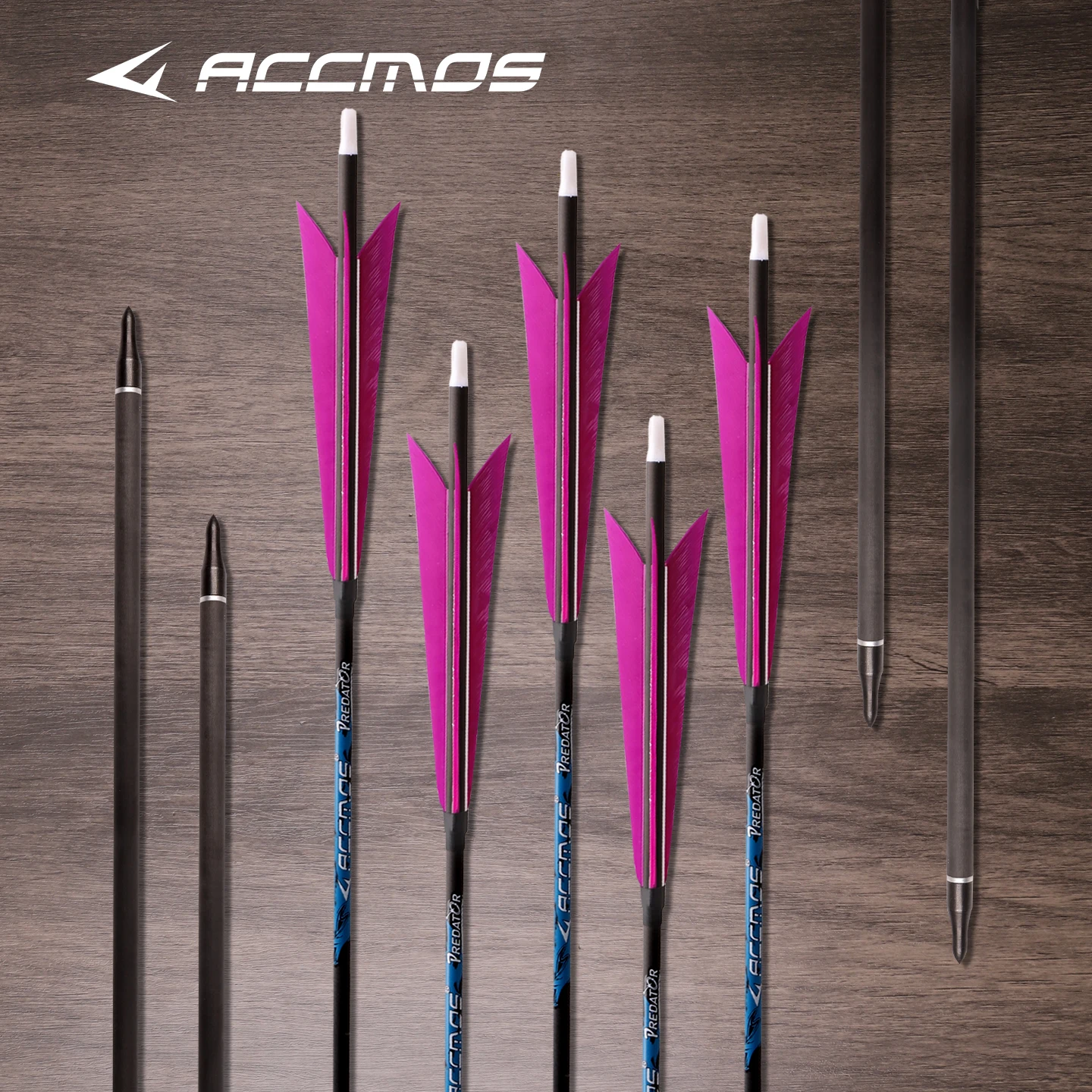 أسهم كربون نقي من ريش تركيا الحاد منتهية العمود الفقري 200/250/300/350/400/500/600/700/800، ID6.2mm، صيد الرماية الميدانية