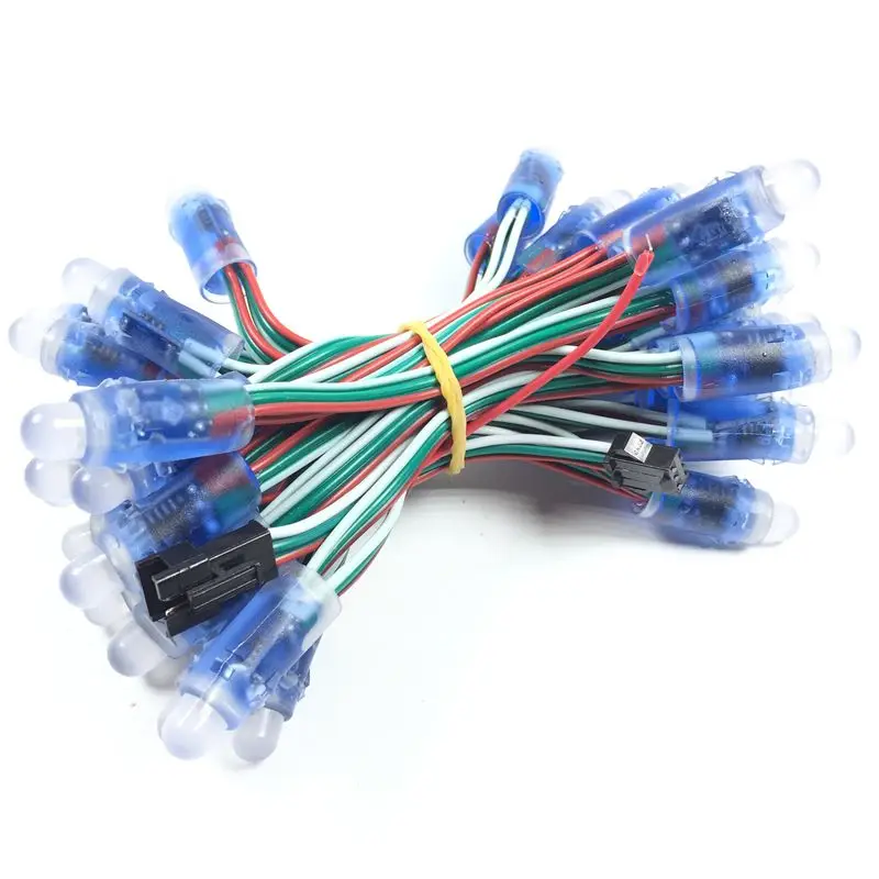 50/100 stks WS2811 2811 IC RGB Full Color 12mm Pixels Digitaal Adresseerbaar 5 V Droom Kleur LED Pixels Module IP68 Waterdicht Licht