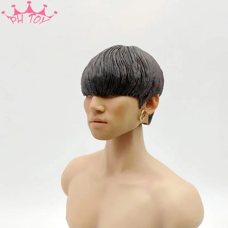 1/6 Scale Bigbang Kang Dae Sung Head Sculpt Korean Stars Male Soldier Head Carving Model Toy