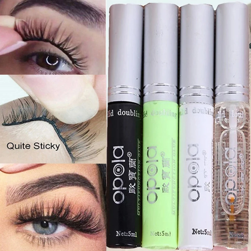 Waterproof Lasting False Eyelash Glue Super Bonder Eyelash Extensions Quick Dry Hypoallergenic Eyelash Glue Makeup Supplies