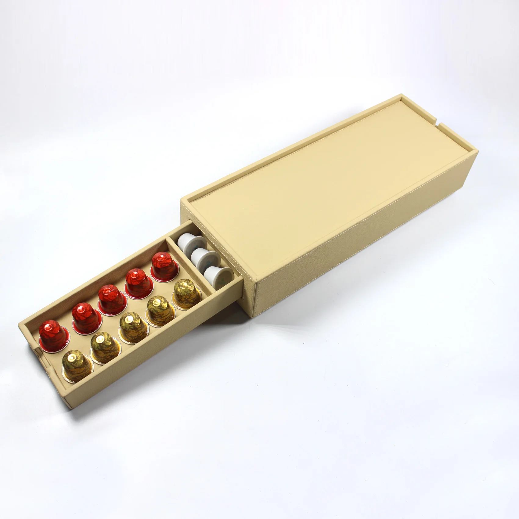 New Hot Luxury Coffee Capsule Pod Holder Coffee Station Organizer with 10 Capsules Storage