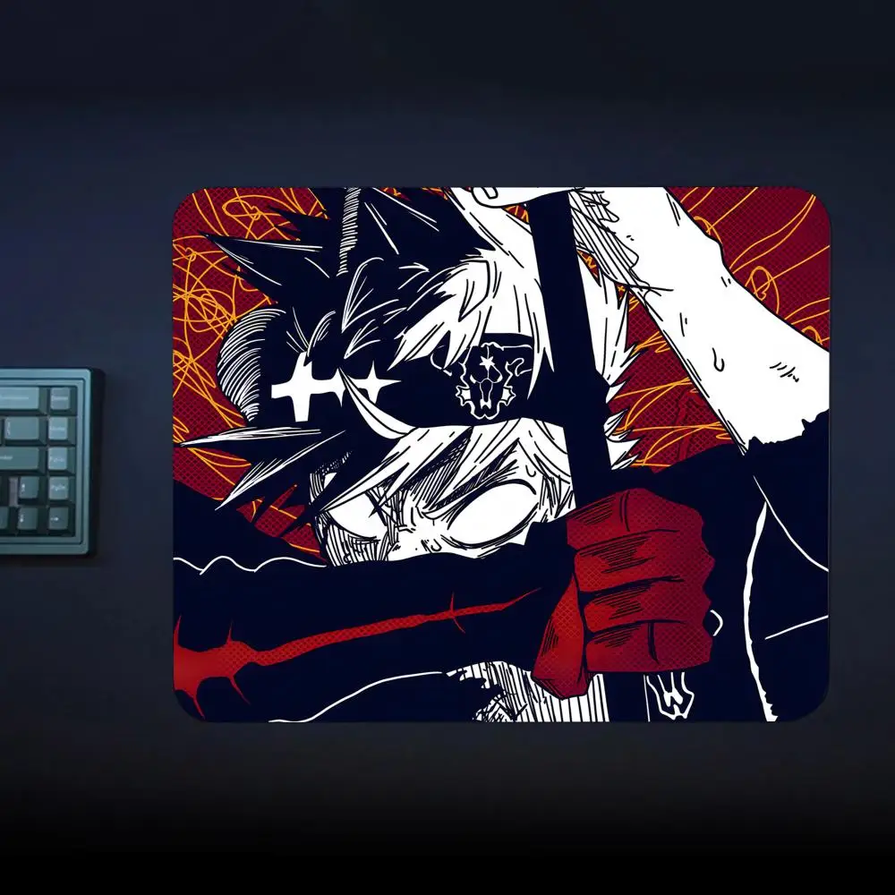 لوحة ماوس بلاك كلوفر لأجهزة الكمبيوتر المحمولة للألعاب، لوحة ماوس للألعاب، سجادة لوحة المفاتيح، واقي المكتب، وسادات ماوس كرتونية أنيمي #4