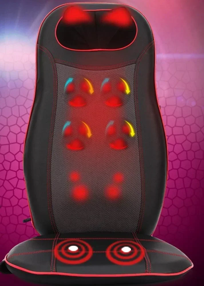 New Back Massage Full Body Cushion Massager Heating Kneading Shiatsu Back Massager Car Seat Cushion