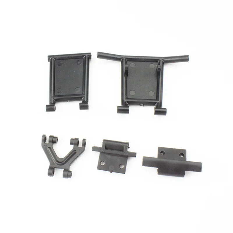 New 2 Set For Wltoys 124018 1/12 RC Car Upgrade Parts RC Car Front & Rear Bumper Anti-Collision Bar Spare Accessories-AA02