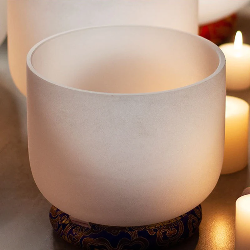 Crystal Singing Bowl Meditation Sound Bowl Yoga Stress Relief Song Bowls Professional Sound Healing Percussion Instruments