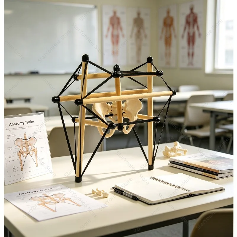 Pelvic Fascia Tension Model, Anatomy Trains Structural Integration Tensegrity Teaching Aid For Rehabilitation Anatomy Learning