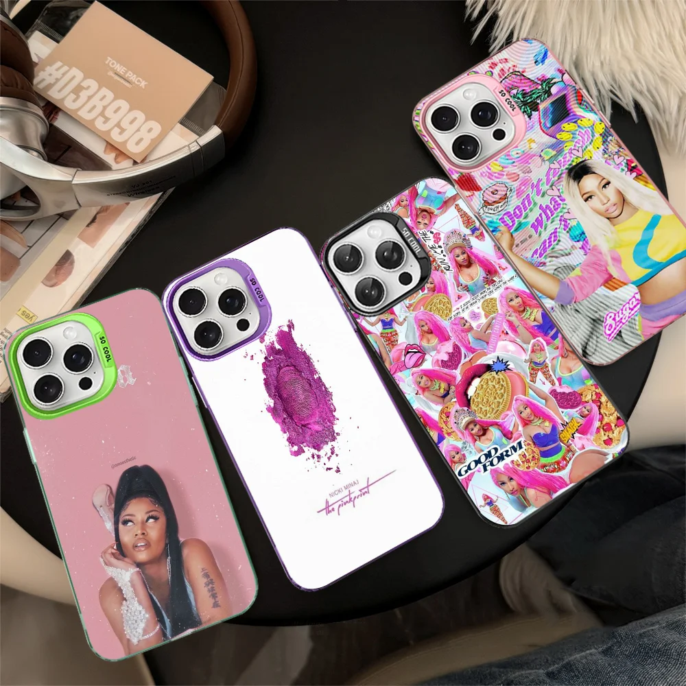 N-Nicki M-Minaj Rapper Phone Case For IPhone 16 15 14 13 12 11 Pro Max X XR XSMAX 8 7 Plus Matte Shockproof Back Cover