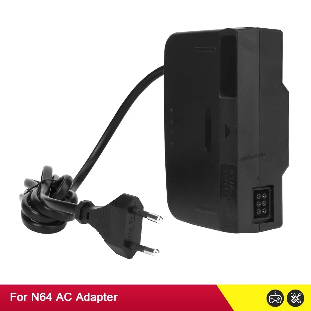 Neues Adapter-Netzteil-Ladekabel mit EU-US-Stecker für N64-Konsole, AC-Adapter-Ladegerät, Gaming-Zubehör – Detail 6