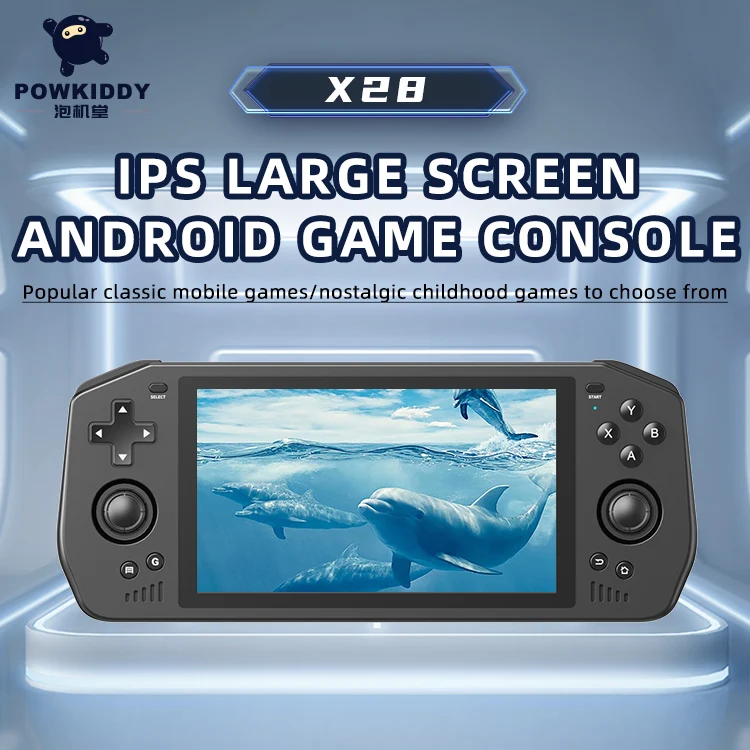 Android X28 Handheld Game Console 5.5 Inch IPS Screen Retro Console High Definition Support TV Connection
