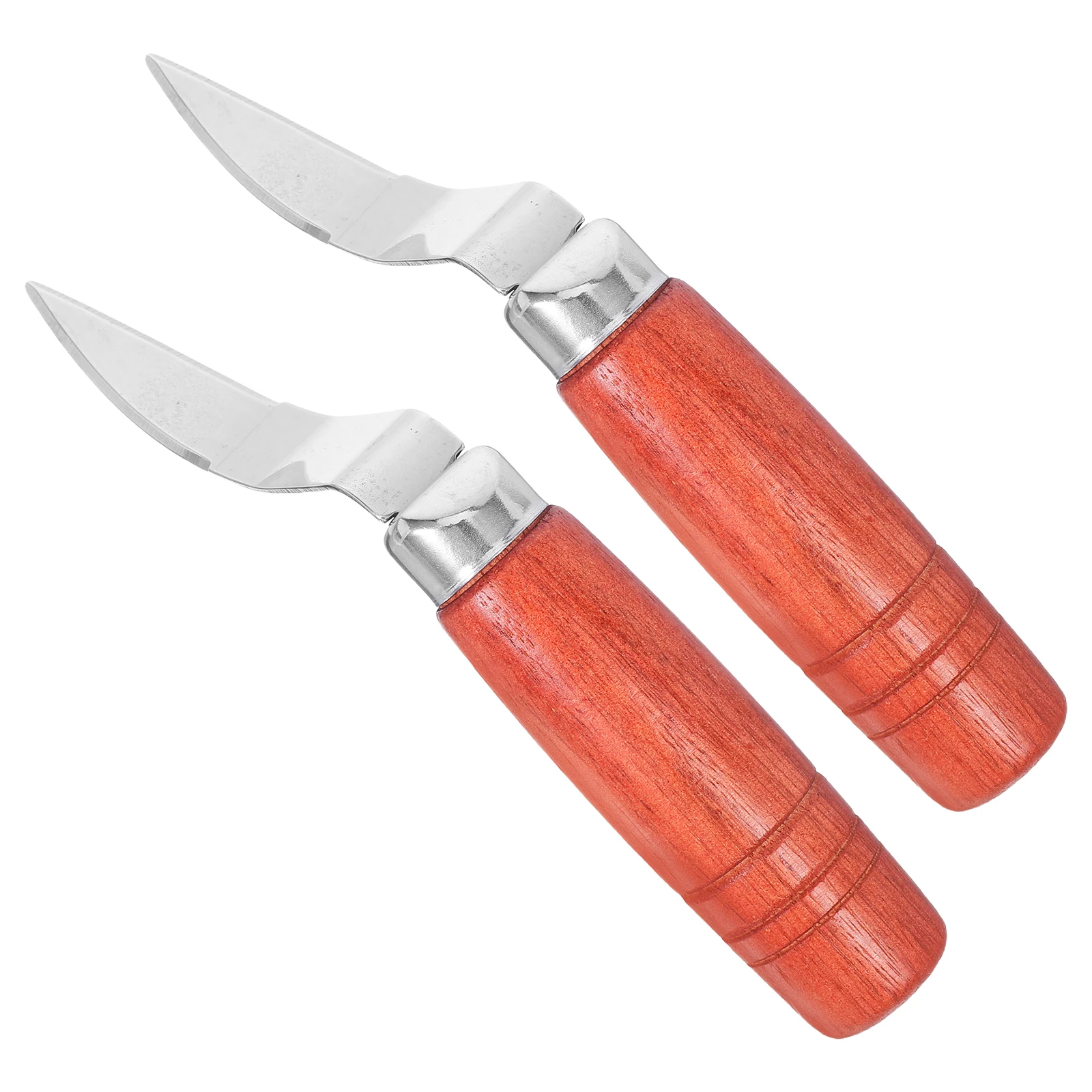 

2pcs CoconutOpener StainlessSteel MeatRemover ShellSeparator KitchenScraper DurableManual FruitKnife HomeBarTool