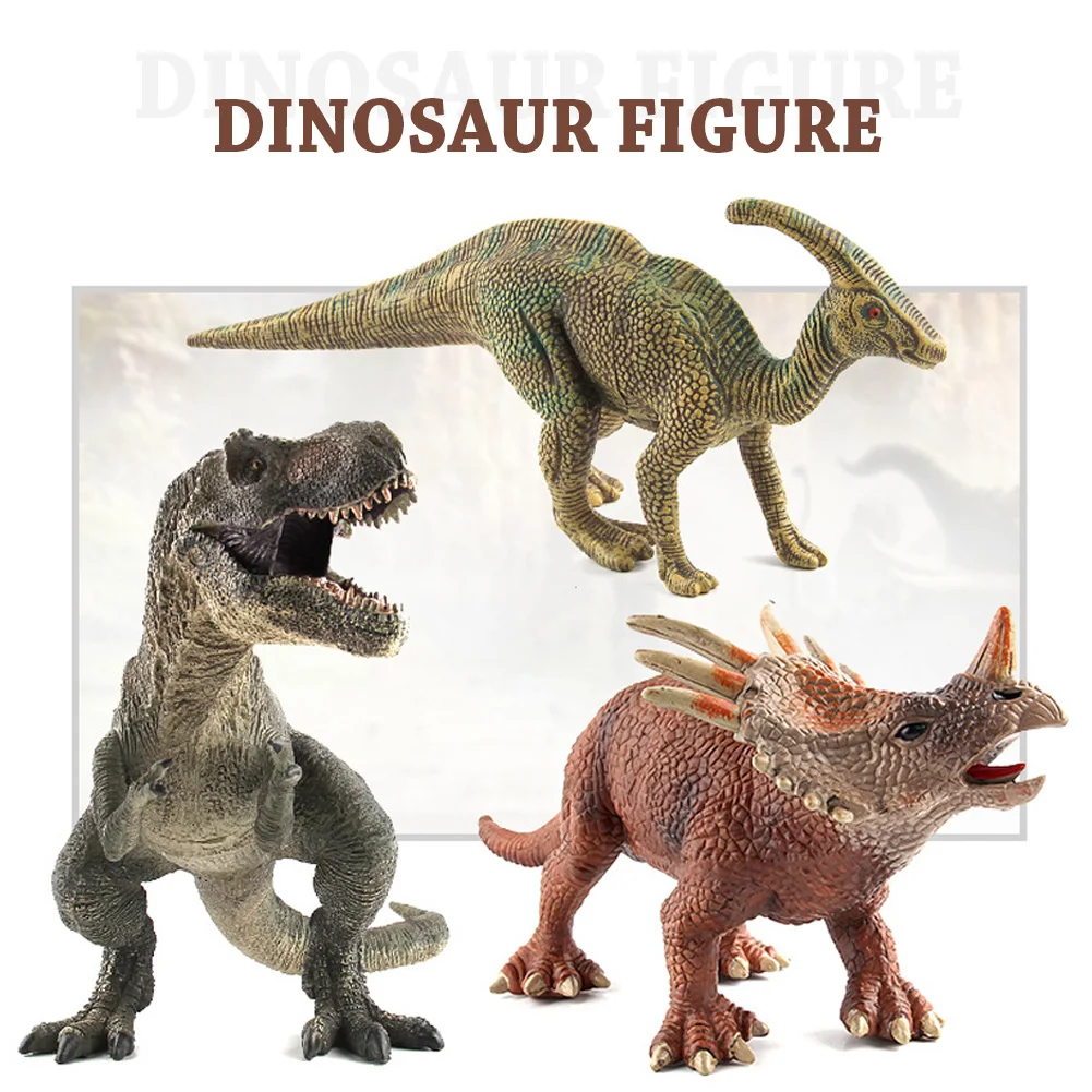 Educational Simulated Dinosaur Toys for Kids - Jurassic World T-Rex Models with Movable Jaws Dinosaur set