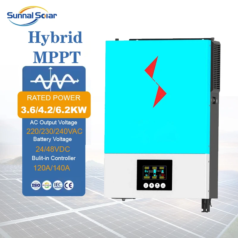 Meerdere Stijlen Split Fase Inverter 2kw 10kw 15kw Pure Sinus Off Grid Mppt Lage Frequentie Hybride Zonnepanelen Omvormer