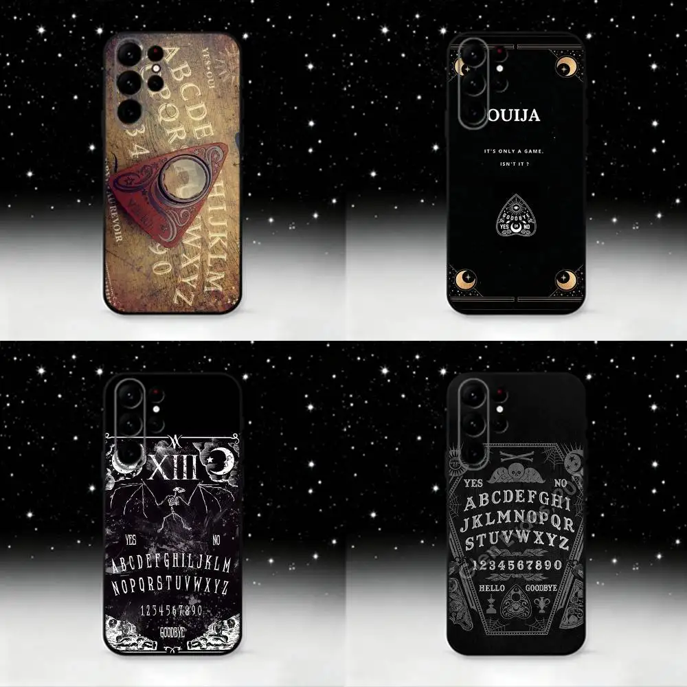 

Supernatural Art Ouija Board Phone Case For Samsung S25,S24,S21,S22,S23,S30,Ultra,S20,Plus,Fe,Lite,Note,10,9,5G Black Cover