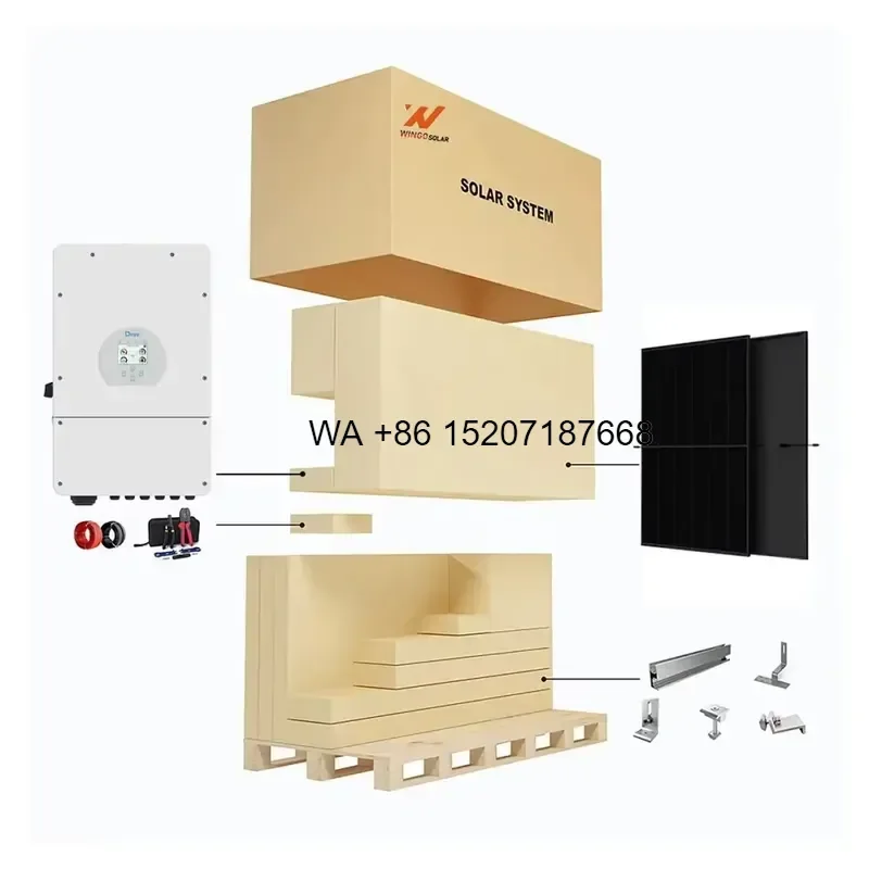 Wmwmnu Hybrid Solar Power System Kit 5kw 10kw 12kw 15kw 18kw 20kw 25kw 30kw Off Grid Energy Storage for Home Commercial Use