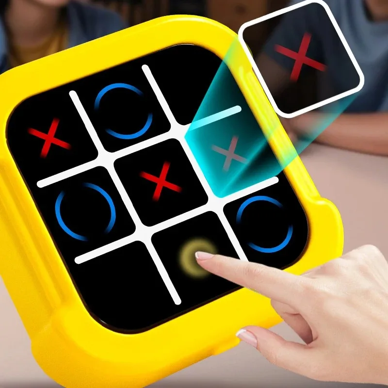 Elektronisch Tic Tac Toe Schaakbord Multifunctioneel Kindereducatie Strategie Speelgoed Interactief Hersenspel Ouder-kind plezier