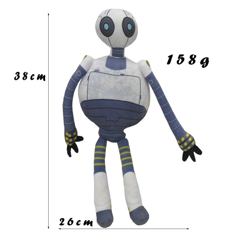 와일드 로봇 귀여운 봉제 인형 장난감 선물, 만화 스타일 어린이 헝겊 인형, 부드러운 박제 베개, 가정 어린이 침실 장식