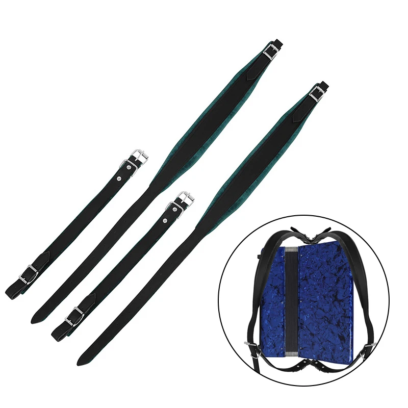 

Professional Accordion Strap Adjustable Velvet Shoulder Straps Adults Children Keyboard Instrument Parts Accordion Accessories