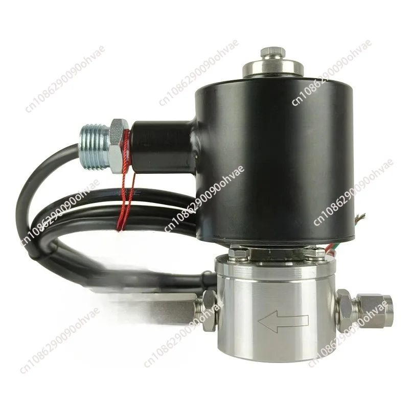 Stainless steel solenoid valve ferrule type quick installation Normally closed high pressure 2.5 4 5 6.3MPa