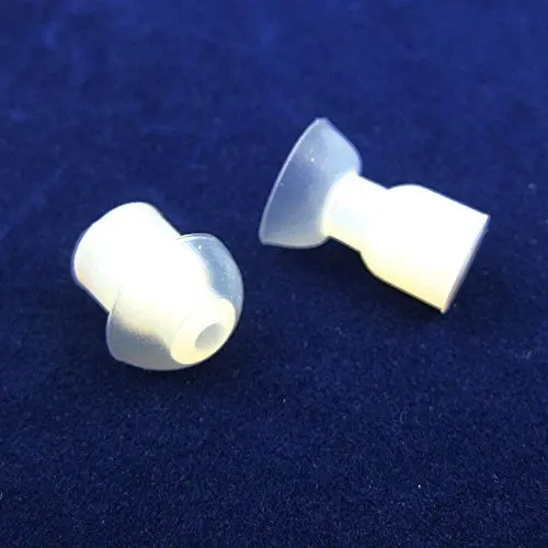 100xClear Silicone Rubber Earphone Earpiece Ear Tip Eartips Earbuds For Baofeng Kenwood Motorola Two Way Radio Acoustic Tube