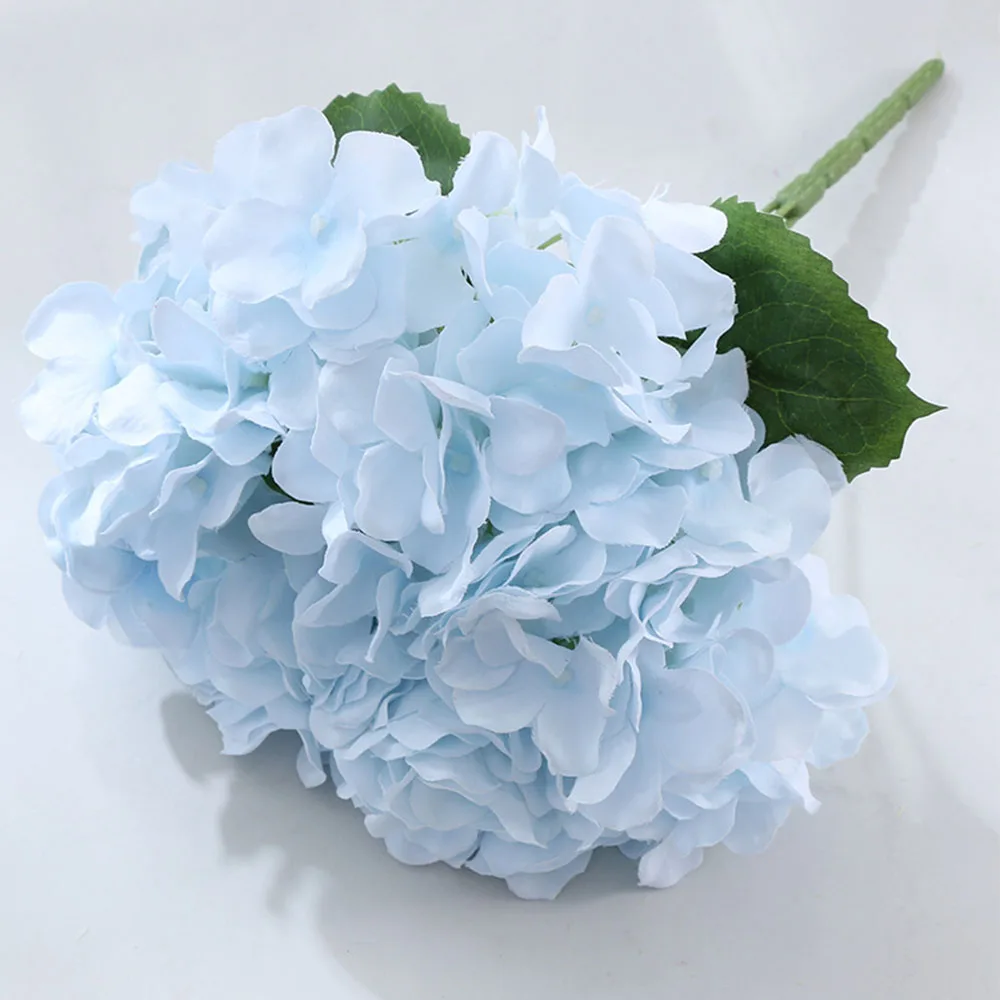 58cm Heads Hydrangea bouquet silk Artificial Flowers for home decoration Wedding Party Home living room accessories