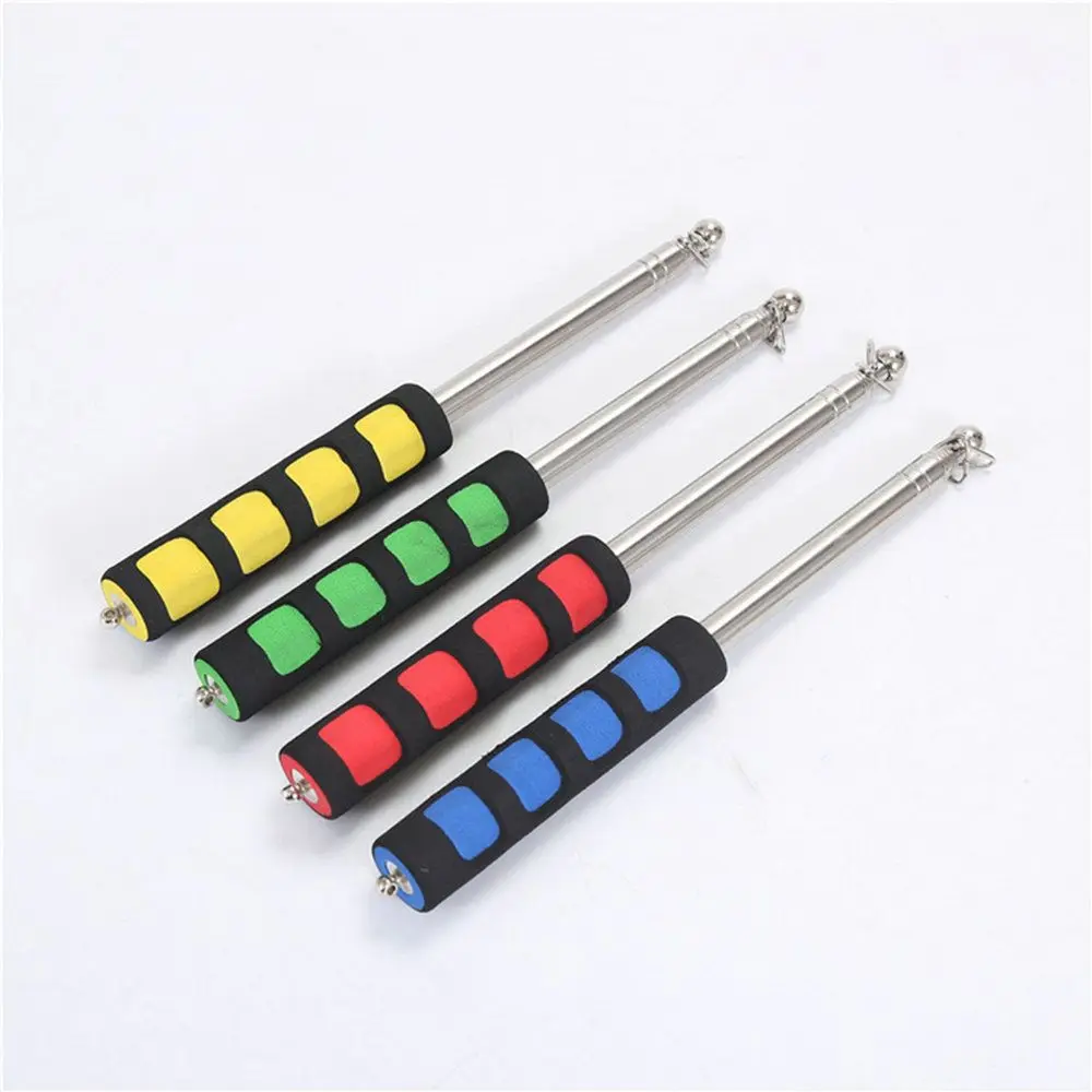 2M Teaching Tools Handheld Windsock Flags windsock Tour Guide Flagpole Teachers Pointer Telescopic Flag Pole Handheld Flag Pole