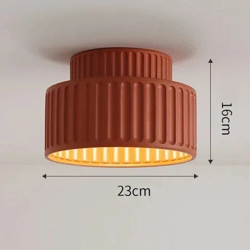 Nordic Harz LED Deckenleuchte Oberflächenmontage Modern Minimalistisch für Schlafzimmer Flur Wohnzimmer Studie Restaurant Beleuchtung