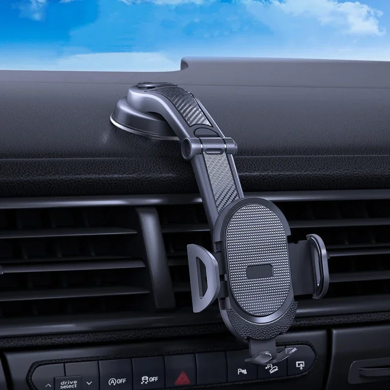 Car Phone Holder Car Sucker Phone Holder Cell Phone Mount Stand Car Windshield Dashboard GPS Rotation Bracket for IPhone Samsung