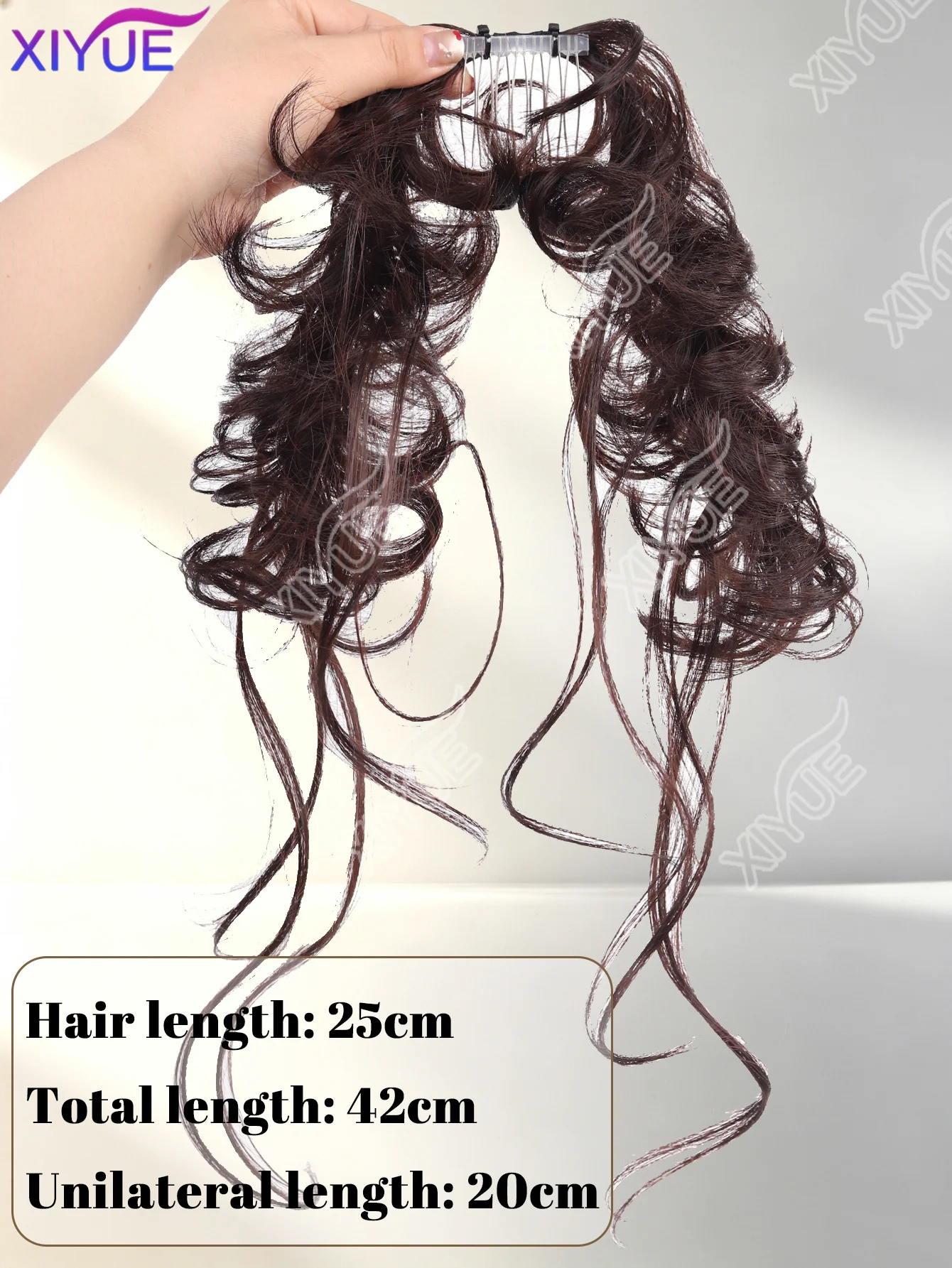 XIYUE Self winding Messy Bun Hairpieces Women'S Dragon Whisker Fluffy Flower Bun Hair Extension False Updo，Halloween