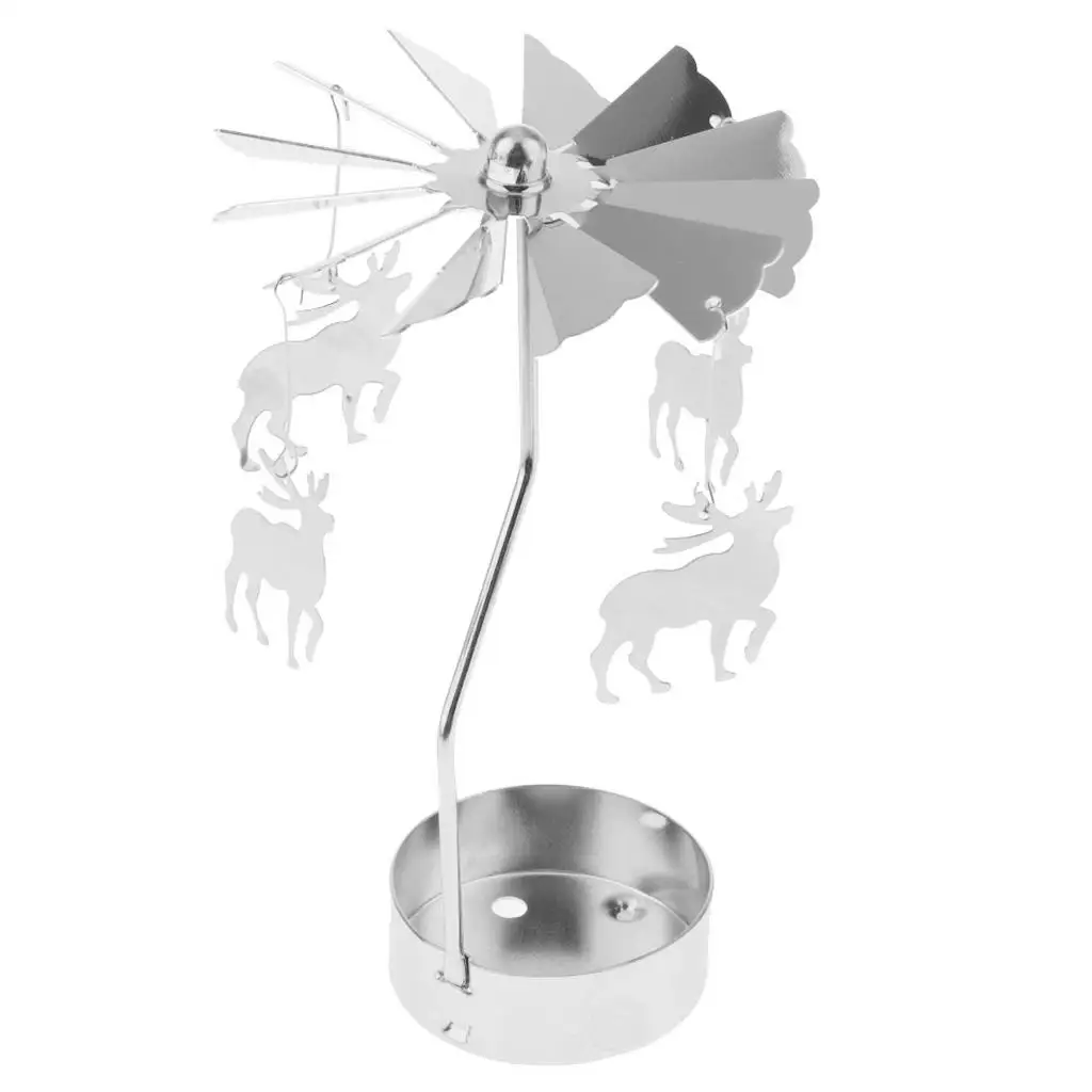 Candle Holder, Silver Plated Metal Cut Tea Light Candle Stick for