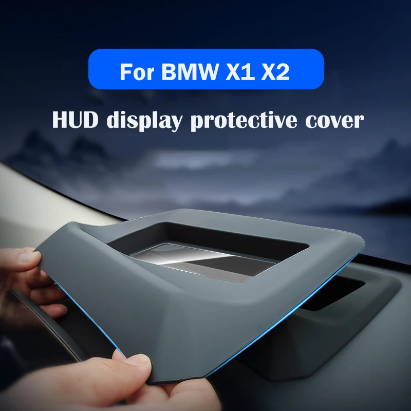 For BMW X1/IX1 X2 2023 2024 Car HUD Display Protective Cover Frame Head Up Display Protective Frame  Accessories