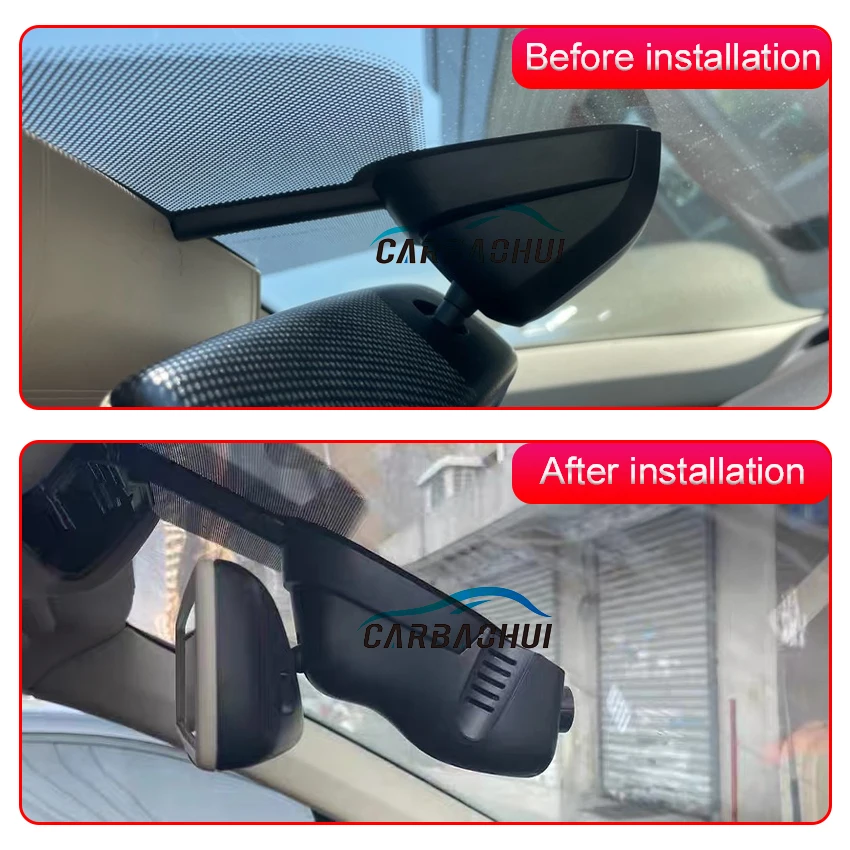 Caméra DVR pour voiture Volkswagen VW Touareg 2013-2018, caméra embarquée aspect d'origine, facile à utiliser, enregistreur vidéo pour voiture