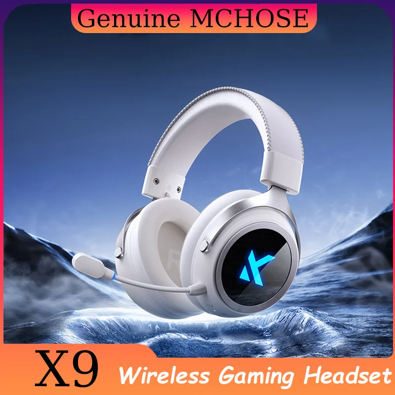 

Mchose X9 E-Sports Earphones Wireless Gaming High Fidelity 7.1 Surround Sound Tri Mode 2.4G Bluetooth Headphones With Mic