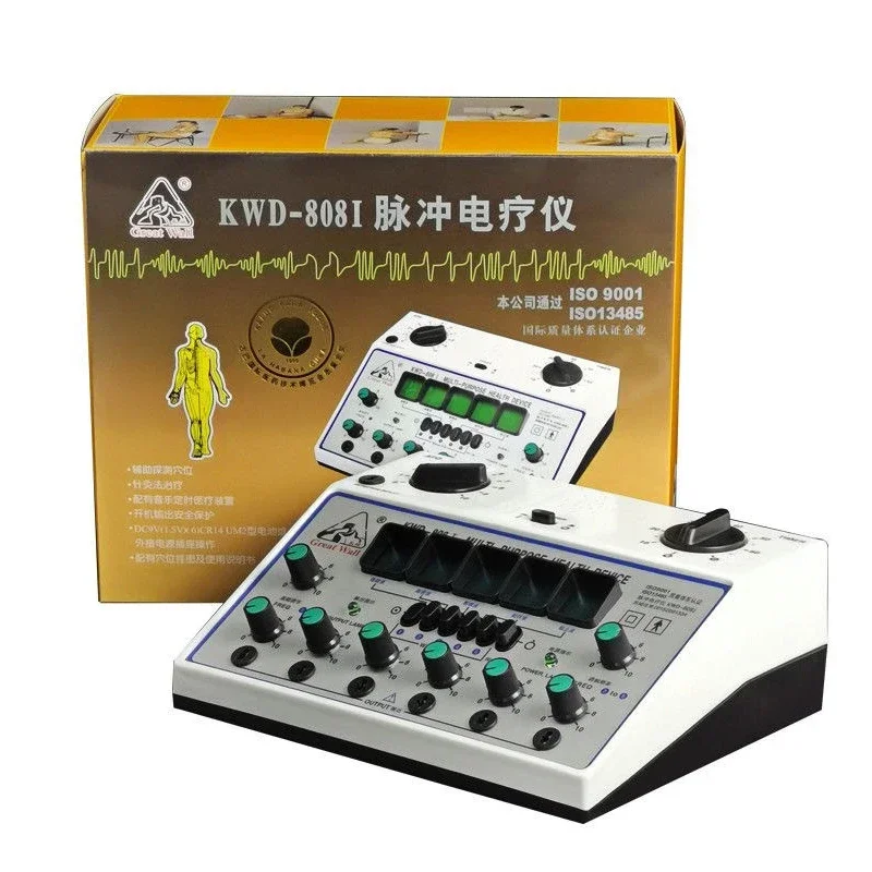 For KWD-808I Pulse Electronic Acupuncture Device Meridian Therapy Device Neuromuscular Electroacupuncture Therapy Outputs