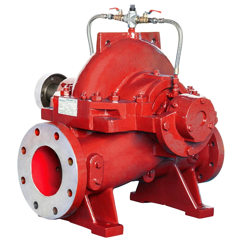 Horizontal Single Stage Split Case Pump With  Engine Driven