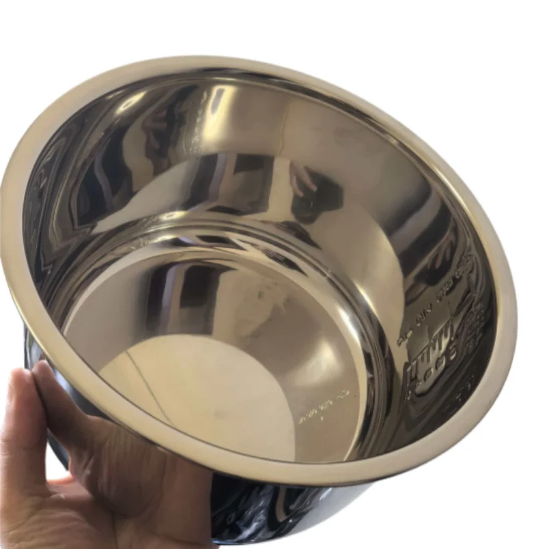 304 Stainless Steel Electric Pressure Cooker Inner Bowl for Phillips Walita 5L / Redmond RMC-PM381 Replacement